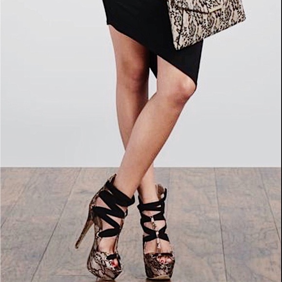 🍭 Mix & Match 2/$75 🍭 Just Fab “Leiselle” Platform Heel - Picture 3 of 11